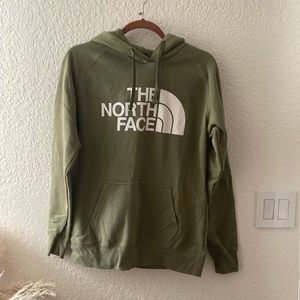 North Face Womens Fleece Sage Green Hoodie M